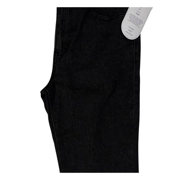 NEW DG2 Diane Gilman Denim Jeans Size 4 Tall Black Stretch Straight Leg NWT - Picture 4 of 7